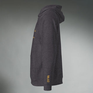 Courage by Jayne | Organic Raglan Hooded Sweatshirt - Dark Yarn