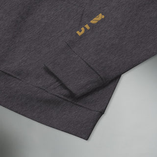 Courage by Jayne | Organic Raglan Hooded Sweatshirt - Dark Yarn
