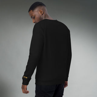 Courage by Jayne | Organic Raglan Crew Sweatshirt Unisex - Dark Yarn