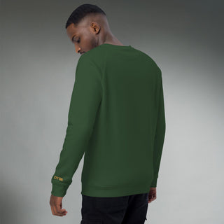 Courage by Jayne | Organic Raglan Crew Sweatshirt Unisex - Dark Yarn