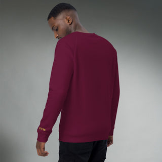 Courage by Jayne | Organic Raglan Crew Sweatshirt Unisex - Dark Yarn