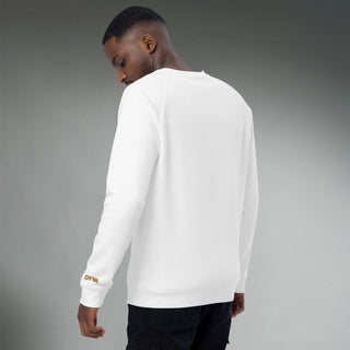 Courage by Jayne | Organic Raglan Crew Sweatshirt Unisex - Dark Yarn