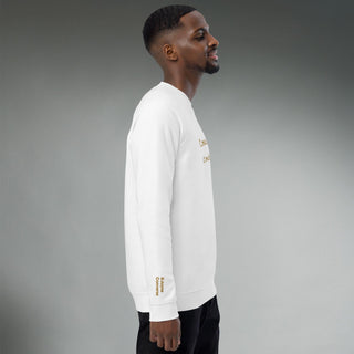 Courage by Jayne | Organic Raglan Crew Sweatshirt Unisex - Dark Yarn