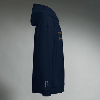 Courage by Jayne | Organic Hooded Sweatshirt - Dark Yarn