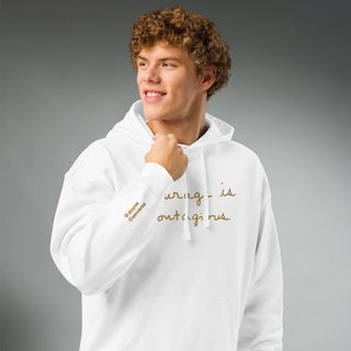 Courage by Jayne | Organic Hooded Sweatshirt - Dark Yarn