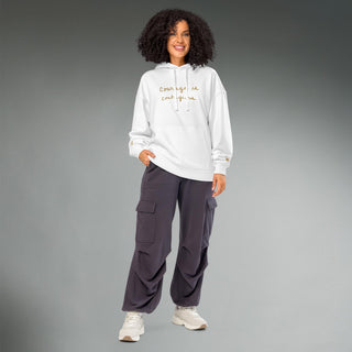 Courage by Jayne | Organic Hooded Sweatshirt - Dark Yarn