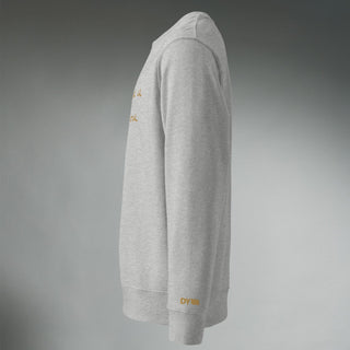 Courage by Jayne | Organic Crew Sweatshirt Unisex - Dark Yarn