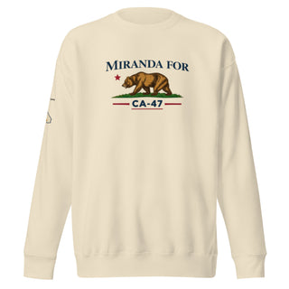 Cali Bear Crew Sweatshirt | Hunter For CA-47 - Dark Yarn