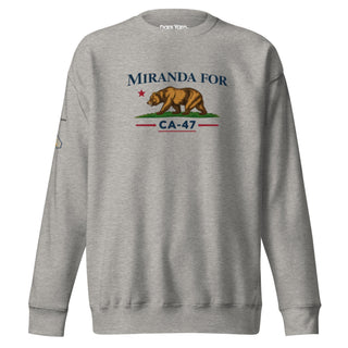 Cali Bear Crew Sweatshirt | Hunter For CA-47 - Dark Yarn