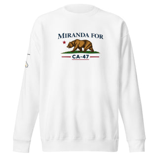 Cali Bear Crew Sweatshirt | Hunter For CA-47 - Dark Yarn