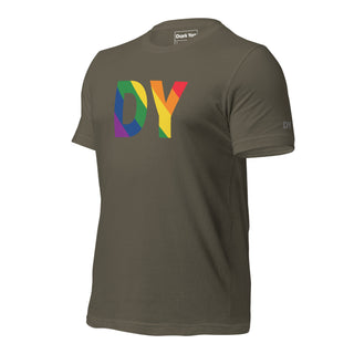 Pride Rainbow Dream T-Shirt | DY Monogram - Dark Yarn