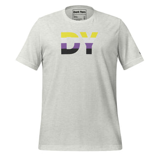 Non-Binary Dream T-Shirt | DY Monogram NB ENBY - Dark Yarn