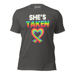 She's Taken | Graphic Dream Tee - Dark Yarn