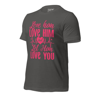 Love Him Let Him Love You | Graphic Dream Tee - Dark Yarn