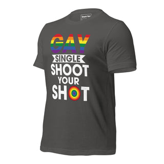 Gay Single Shoot Your Shot | Graphic Dream Tee - Dark Yarn