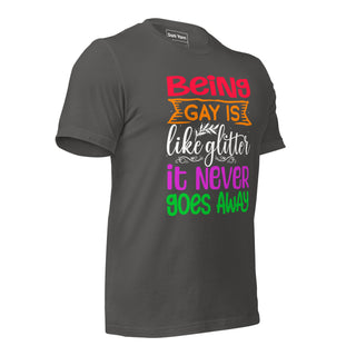 Being Gay Is Like Glitter | Graphic Dream Tee - Dark Yarn