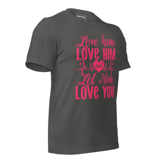 Love Him Let Him Love You | Graphic Dream Tee - Dark Yarn