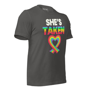 She's Taken | Graphic Dream Tee - Dark Yarn