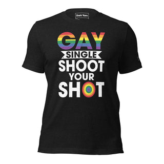 Gay Single Shoot Your Shot | Graphic Dream Tee - Dark Yarn