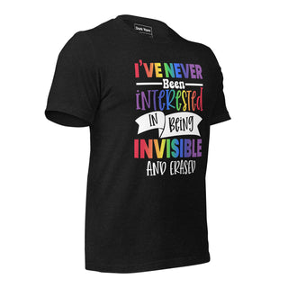 Never Interested In Invisible | Graphic Dream Tee - Dark Yarn