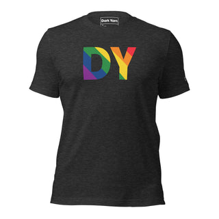 Pride Rainbow Dream T-Shirt | DY Monogram - Dark Yarn