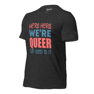 Here Queer Get Used To It | Graphic Dream Tee - Dark Yarn