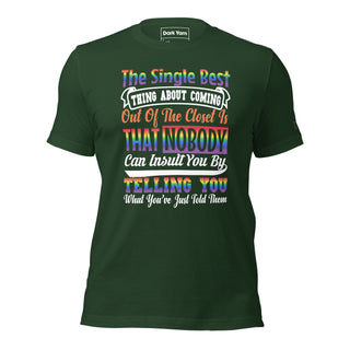 Best Thing About Coming Out | Graphic Dream Tee - Dark Yarn