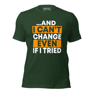 Can't Change If Tried | Graphic Dream Tee - Dark Yarn