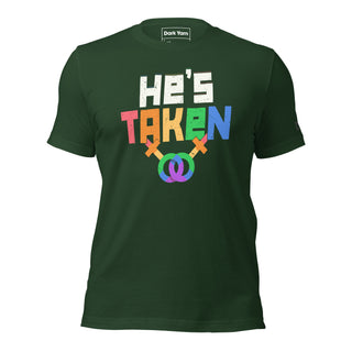 He's Taken | Graphic Dream Tee - Dark Yarn