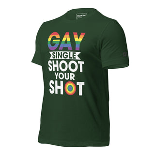 Gay Single Shoot Your Shot | Graphic Dream Tee - Dark Yarn