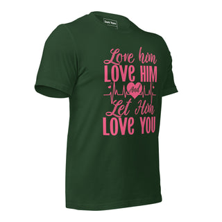 Love Him Let Him Love You | Graphic Dream Tee - Dark Yarn