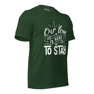 Our Love Is Here To Stay | Graphic Dream Tee - Dark Yarn