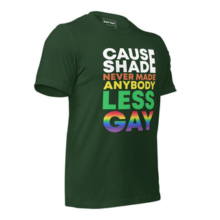 Shade Never Made Less Gay | Graphic Dream Tee - Dark Yarn