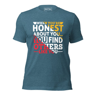 Honest About You, Others Find You | Graphic Dream Tee - Dark Yarn