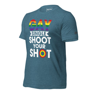 Gay Single Shoot Your Shot | Graphic Dream Tee - Dark Yarn