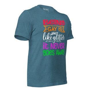 Being Gay Is Like Glitter | Graphic Dream Tee - Dark Yarn