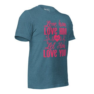 Love Him Let Him Love You | Graphic Dream Tee - Dark Yarn