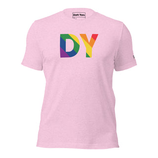 Pride Rainbow Dream T-Shirt | DY Monogram - Dark Yarn