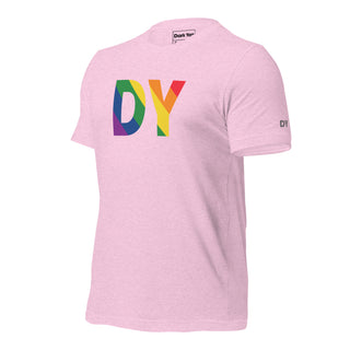 Pride Rainbow Dream T-Shirt | DY Monogram - Dark Yarn