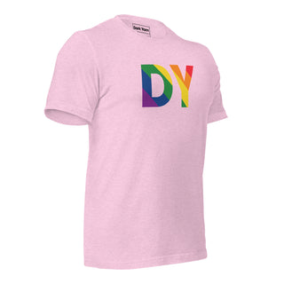 Pride Rainbow Dream T-Shirt | DY Monogram - Dark Yarn