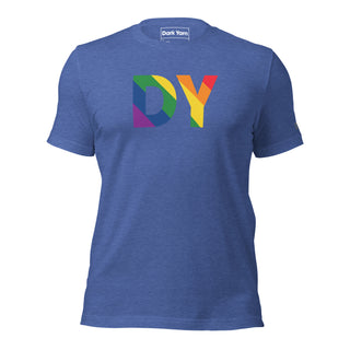 Pride Rainbow Dream T-Shirt | DY Monogram - Dark Yarn