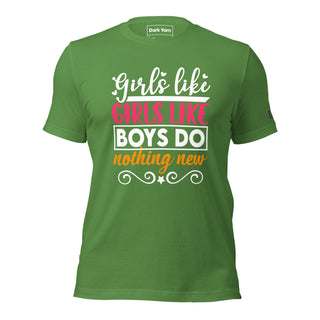 Girls Like Girls Like Boys Do | Graphic Dream Tee - Dark Yarn