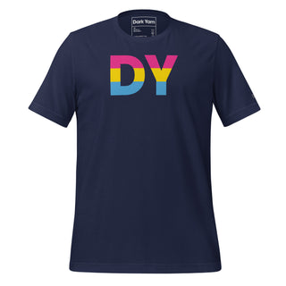 Pan Dream T-Shirt | DY Monogram Pansexual - Dark Yarn