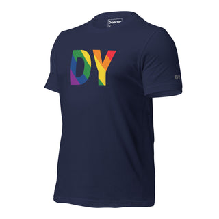 Pride Rainbow Dream T-Shirt | DY Monogram - Dark Yarn