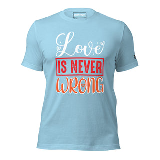 Love Is Never Wrong | Graphic Dream Tee - Dark Yarn