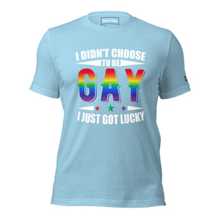 Didn't Choose Just Lucky | Graphic Dream Tee - Dark Yarn