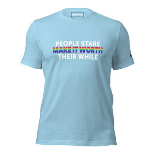 People Stare Make It Worth Their While | Graphic Dream Tee - Dark Yarn