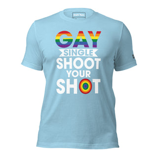 Gay Single Shoot Your Shot | Graphic Dream Tee - Dark Yarn