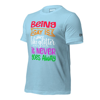 Being Gay Is Like Glitter | Graphic Dream Tee - Dark Yarn