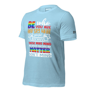 Those Who Matter Don't Mind | Graphic Dream Tee - Dark Yarn